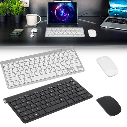 2.4G Cordless Wireless Keyboard Ultra Slim Mouse Set Combo for MAC PC Laptop