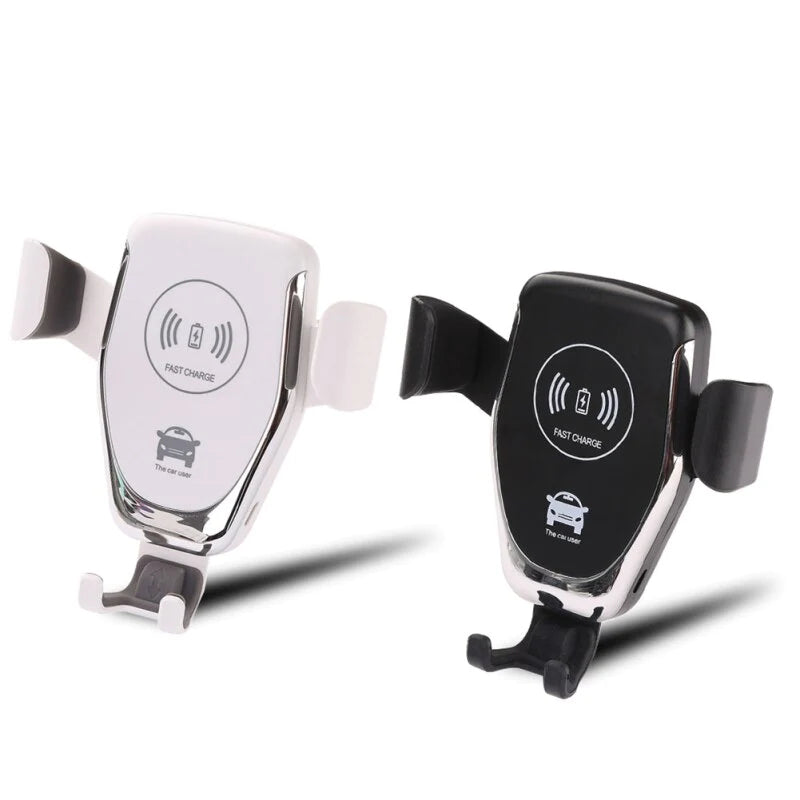 15W Magnetic Car Wireless Charger & Phone Mount – Fast Qi Charging with Infrared Induction for iPhone 12-14, Samsung, Xiaomi