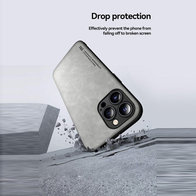 Premium ShockProof Magnetic Leather Case for iPhone 17 to iPhone 7 - 4 Colours