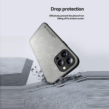 Premium ShockProof Magnetic Leather Case for iPhone 17 to iPhone 7 - 4 Colours