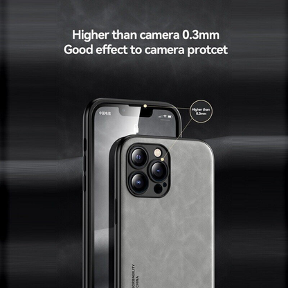 Premium ShockProof Magnetic Leather Case for iPhone 17 to iPhone 7 - 4 Colours