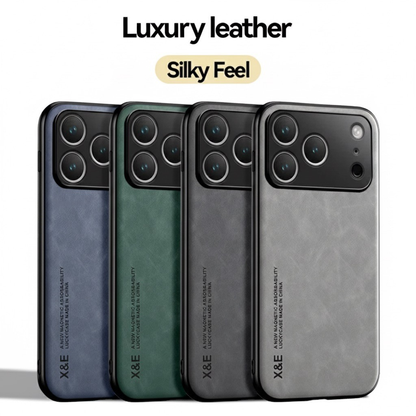 Premium ShockProof Magnetic Leather Case for iPhone 17 to iPhone 7 - 4 Colours