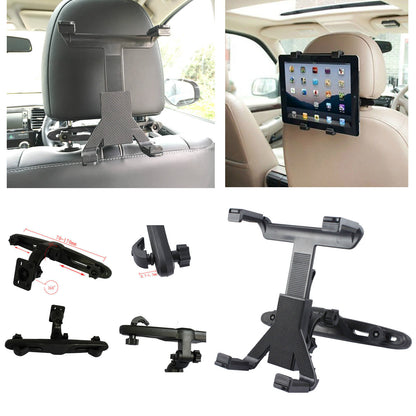 Universal Car Headrest Tablet Holder Mount for iPad & Samsung Devices