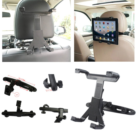 Universal Car Headrest Tablet Holder Mount for iPad & Samsung Devices