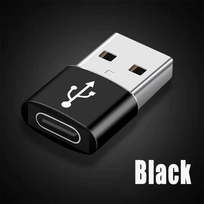 USB-A to USB-C Adapter | Fast Charging OTG Converter for iPhone 15/16, Samsung, and Android Devices