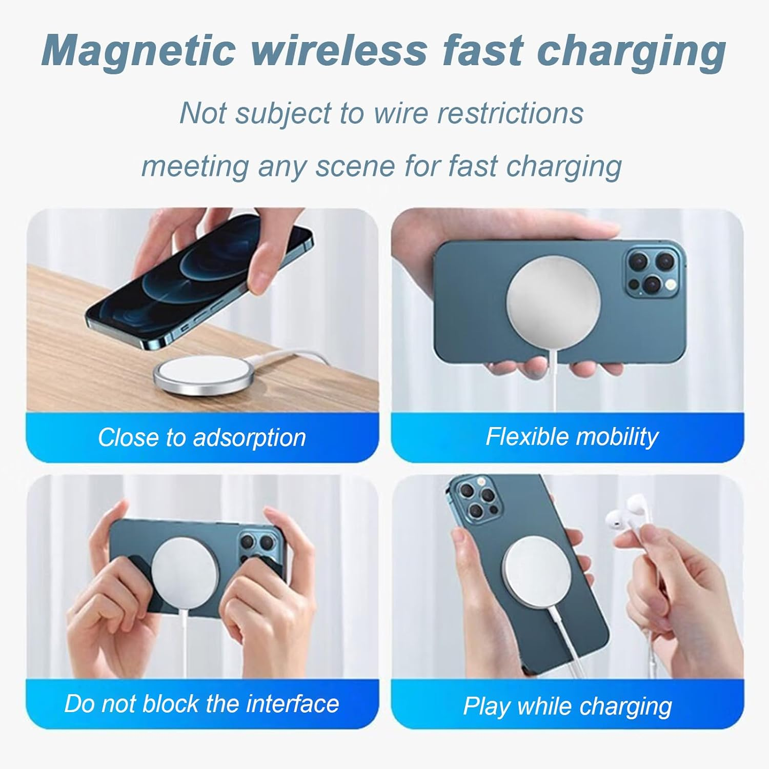 15W Fast Wireless Charger for Iphone Mag Safe
