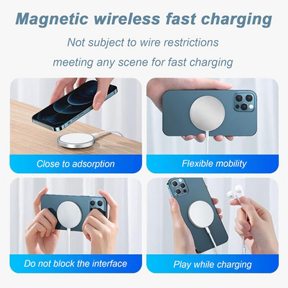 15W Fast Wireless Charger for Iphone Mag Safe