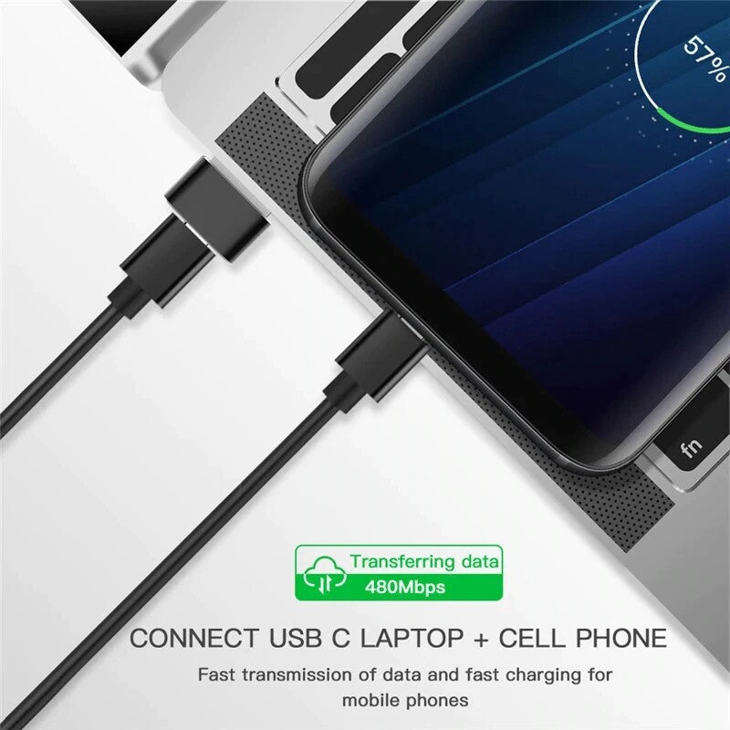 USB-A to USB-C Adapter | Fast Charging OTG Converter for iPhone 15/16, Samsung, and Android Devices