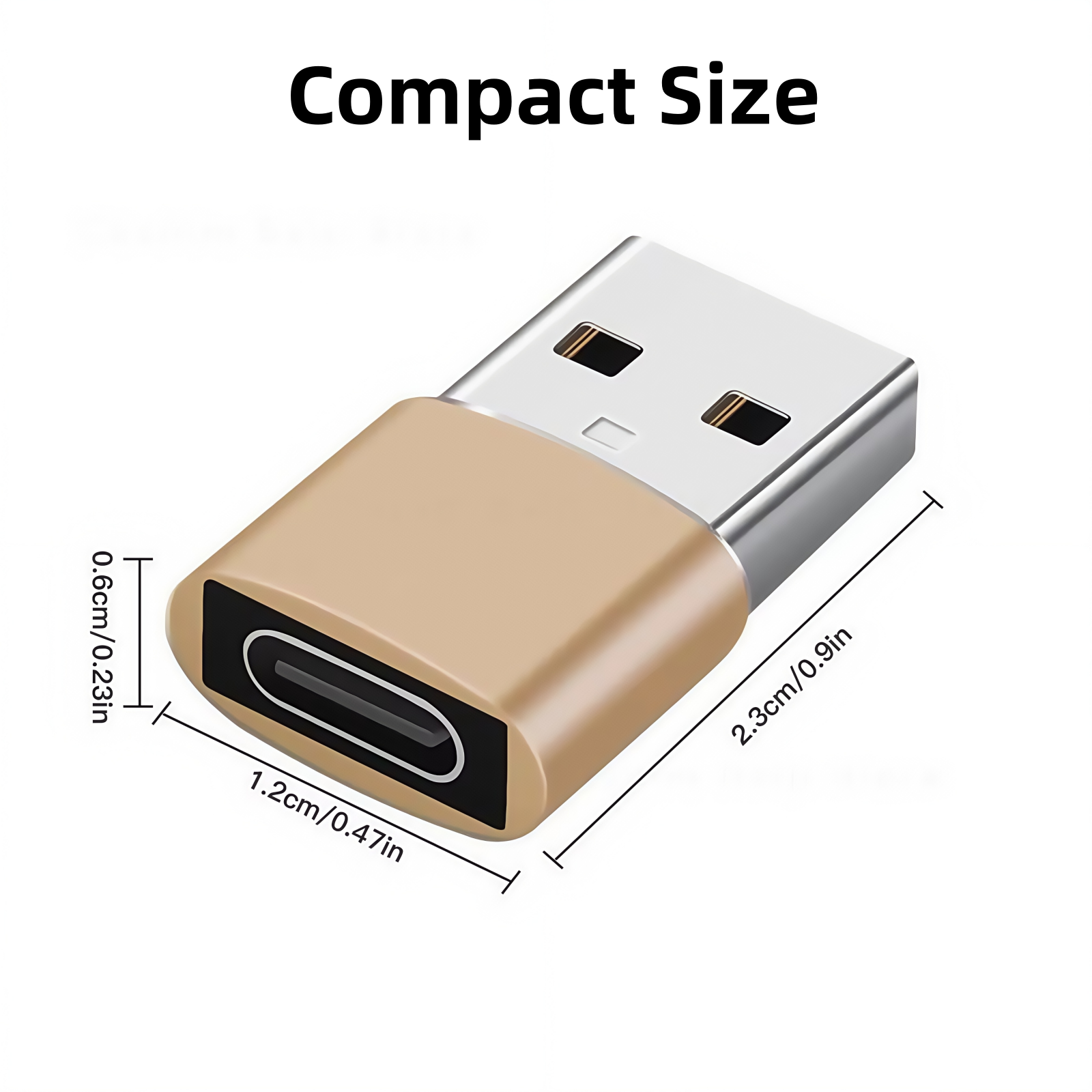 USB-A to USB-C Adapter | Fast Charging OTG Converter for iPhone 15/16, Samsung, and Android Devices