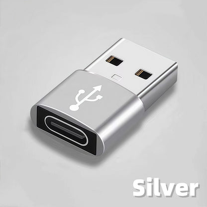 USB-A to USB-C Adapter | Fast Charging OTG Converter for iPhone 15/16, Samsung, and Android Devices